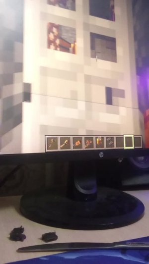 minecraft  ядерная вспышка в бункере