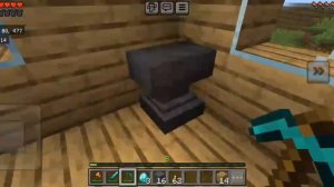зачарую алмазную кирку / minecraft