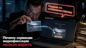 Почему сервисам видеофиксации нельзя доверять? Как вам могут «подарить» чужое фото.