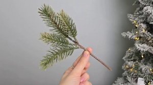 ВЕТКА ЕЛОВАЯ, хвоя 100% литая РЕ, 24 см, 684925