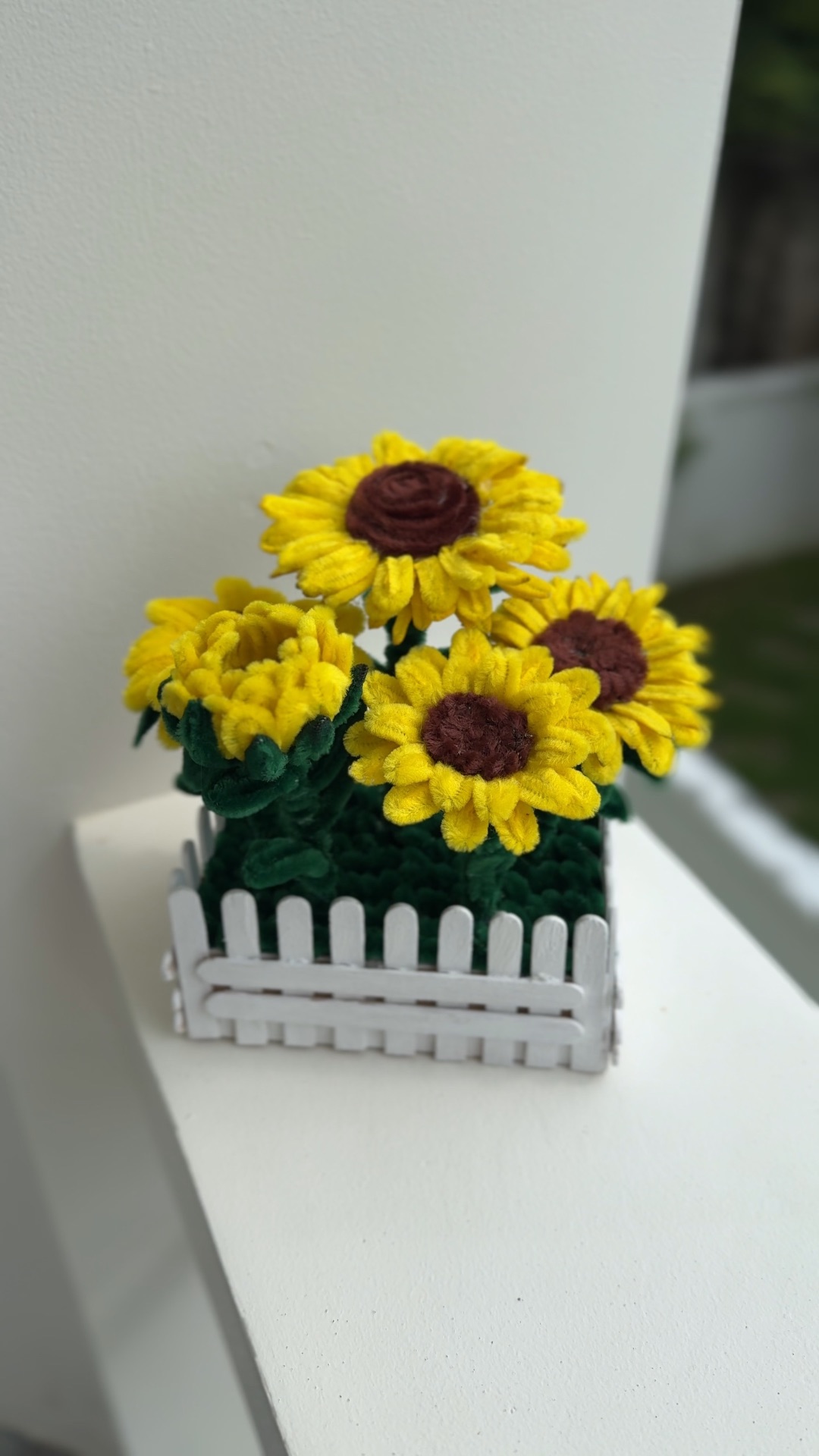 Милые подсолнухи 🌻 из пушистой проволоки 🌻