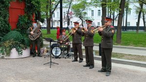 Прогулки по Москве. День Победы на Тверском бульваре.