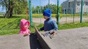 играем и гуляем на природе в деревне