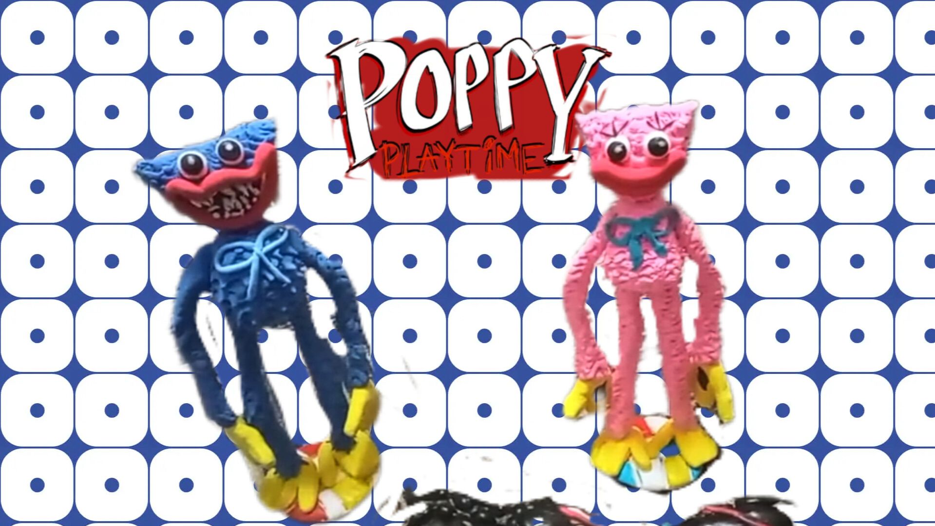 Poppy playtime из воздушного пластилина