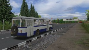 Поездка на ЛиАЗ-677М по маршруту №257 по карте Мичурино 2.8