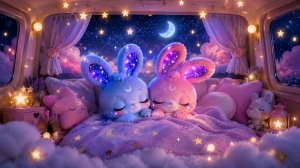 Засните за 3 минуты 🌙 Уютное космическое путешествие зайчиков ✨ Колыбельная