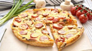 Самая вкусная пицца на быстром тесте