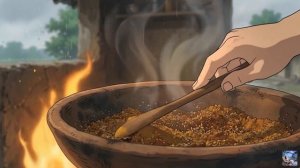 7. Спокойные осенние дни в кругу семьи: ужин-барбекю в лесу (видео ASMR от Ghibli)