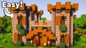 Minecraft: как построить простой замок для выживания