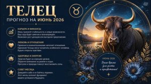 Телец. Полный гороскоп на июнь 2026
