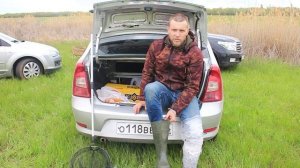 Рыбалка в лужах. Меня поймали