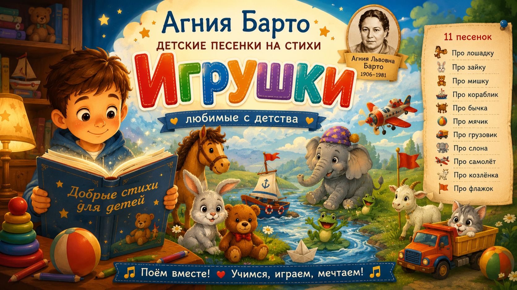 "Игрушки" Любимые стихи для детей | Музыкальный сборник