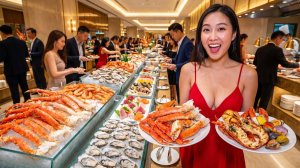 Шведский стол с морепродуктами премиум-класса в Ханое по цене менее 20 долларов