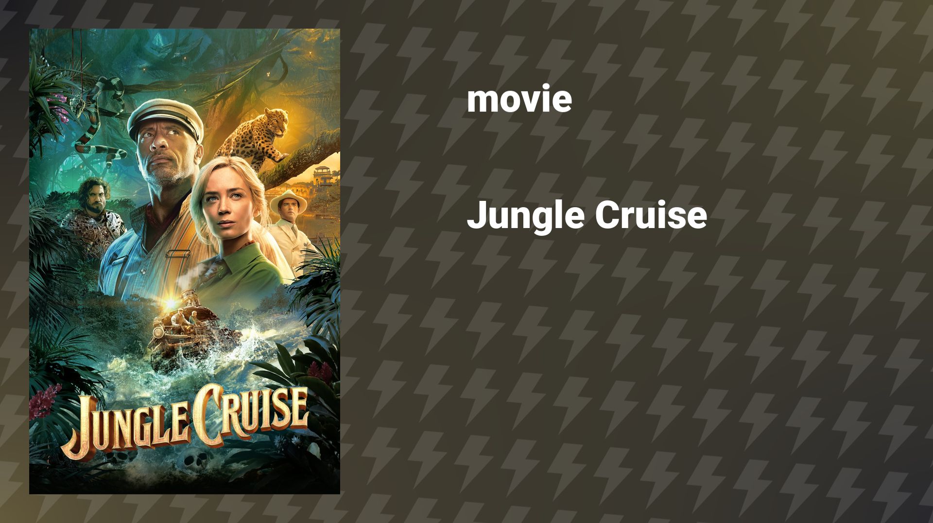 Jungle Cruise (movie, 2021) смотреть онлайн