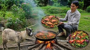 Поймал огромных живых крабов и приготовил самый вкусный хот-пот в жизни. Энзо. Жизнь во Вьетнаме