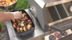 БАРАНИНА В КЕРАМИЧЕСКОЙ КАССЕРОЛИ С ОВОЩАМИ! ТОМИМ НА 9 МАЯ В ГАЗОВОМ ГРИЛЕ PRIMELINER!)