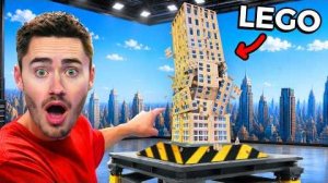 Испытание небоскрёбов ЛЕГО на устойчивость к землетрясениям!