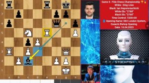 «Stockfishпроанализировалпартию№6_ЯнНепомнящийпротивДин Лижэня_Чемпионатмирапошахматам_GothamChess»