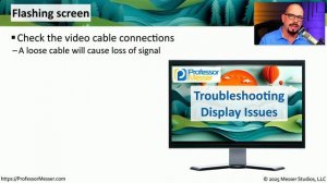 Troubleshooting Display Issues - CompTIA A  220-1201 - 5.3