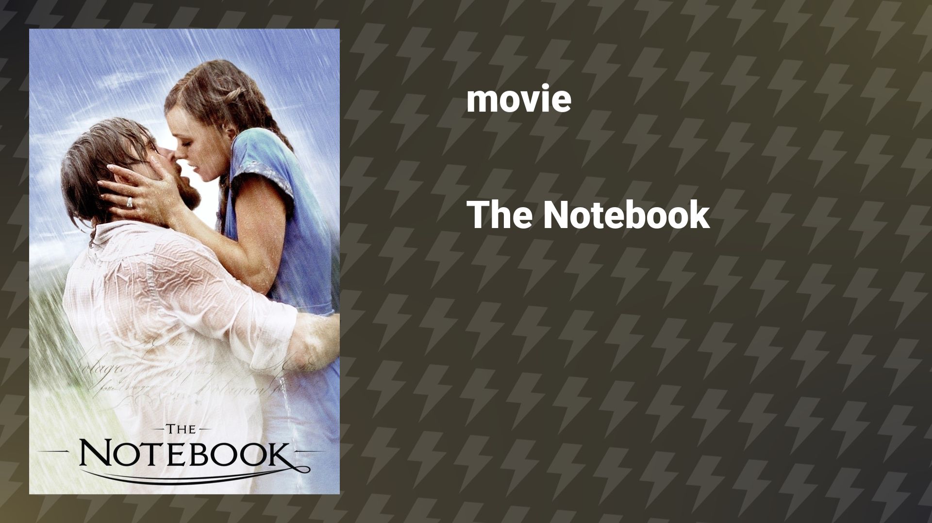 The Notebook (movie, 2004) смотреть онлайн