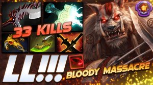 LL!!! Bloodseeker 33 фрага — профессиональный геймплей в Dota 2 [Смотри и учись]