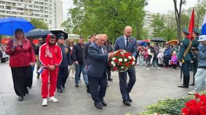 В Люблино, в сквере имени Героя Советского Союза Михаила Судакова, прошла памятная церемония