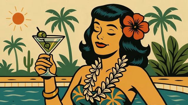 🌴 Bossa By The Pool - 1960s Bossa Nova Jazz & Hawaiian Lounge Background Music