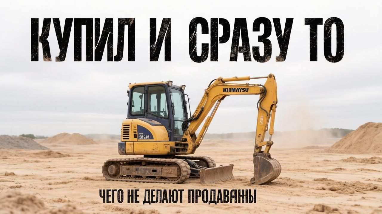 Состояние спецтехники с рынков Дальнего Востока! Что придётся делать сразу после покупки!