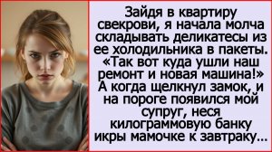 Истории из жизни | Невестка забрала свои продукты из холодильника свекрови. | Аудио рассказ