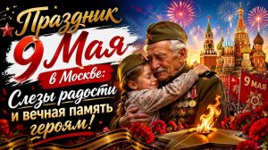 Праздник 9 Мая в Москве: Слезы радости и вечная память героям!