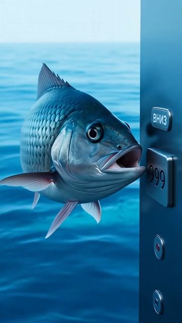 КТО ВЫЗВАЛ ЛИФТ НА 999 ЭТАЖ?! 😱🐟🚪