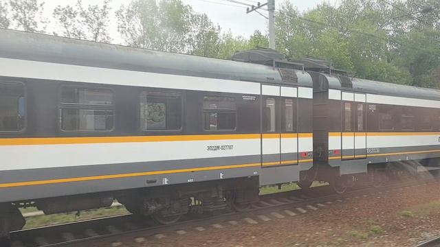 Поезд Победы ЭП2ДМ-0277 между о.п. Чухлинка и ст. Нижегородская. 10.05.2026