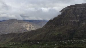 Вид на горы от аула Гоор