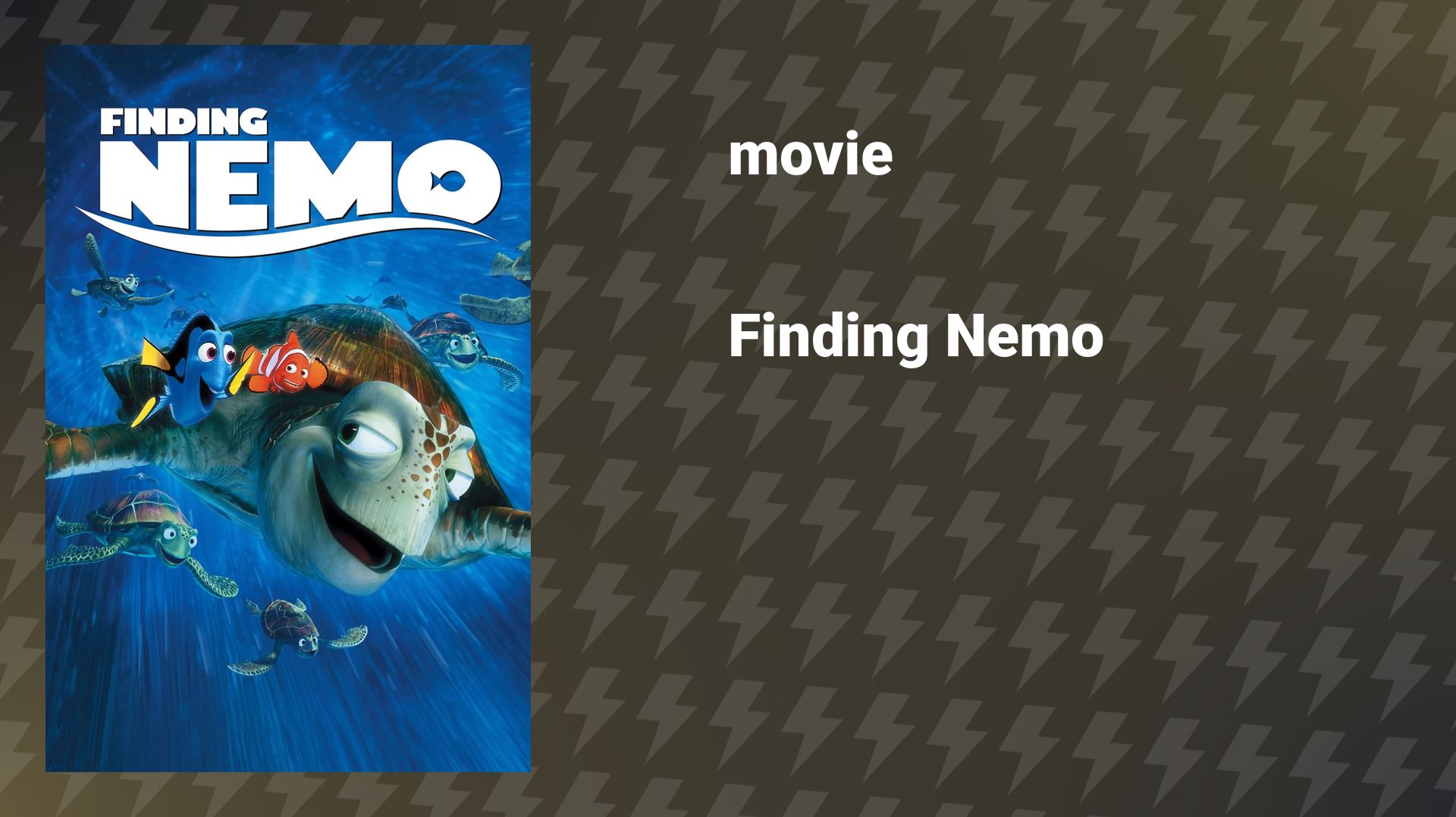 Finding Nemo (animated movie, 2003) смотреть онлайн