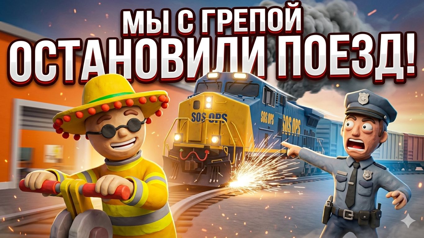 Мы с Грепой ОСТАНОВИЛИ ПОЕЗД В SOS OPS! Эпичная Миссия