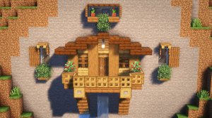 Minecraft: как построить простой горный домик