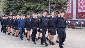 Парад юнармейцев. Новый Торъял, 9 Мая 2026г.