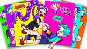 Лили Лавбрейдс выглядит такой злой — Poppy Playtime 5  Стикербук своими руками