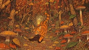 Deep Focus in the Golden Forest： The Feline’s Secret ⧸⧸ Minimal Techno Mix [Dark & Organic Vibes]