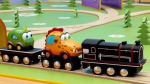 Машинки Мокас 🚕 Новый поезд 🚙 Развивающие мультфильмы для детей про машинки