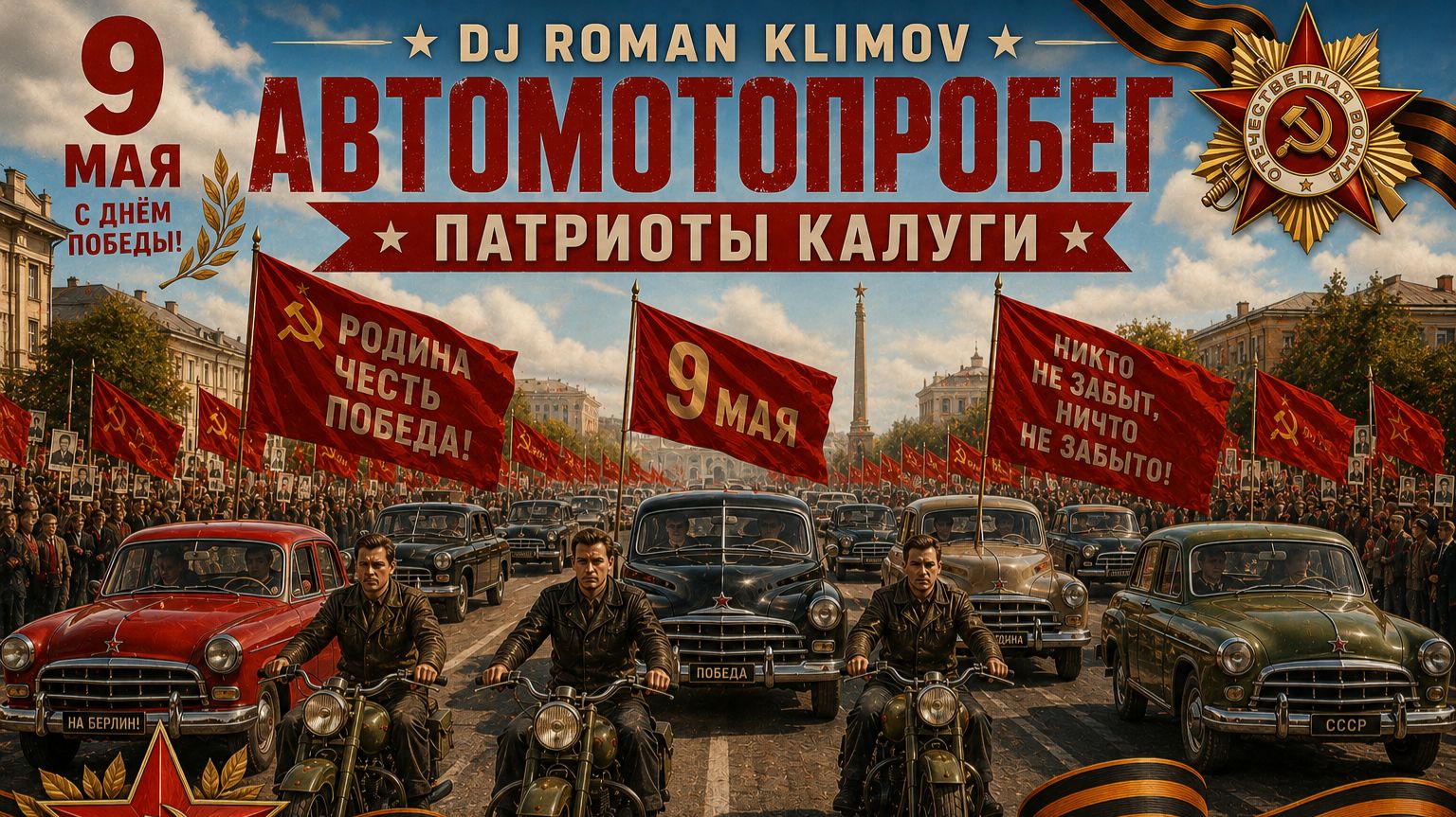Dj Roman Klimov - Патриоты Калуги АвтоМото пробег (Mp3)