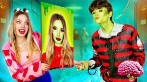 Мейковер из Красотки в Зомби. Мой парень Зомби