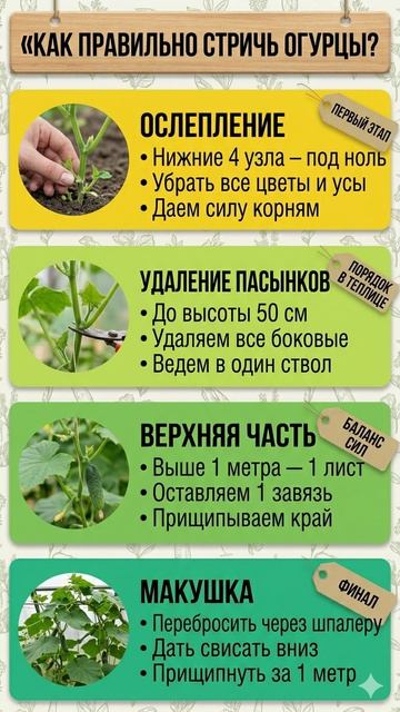 ✂️ ХВАТИТ РАСТИТЬ ДЖУНГЛИ ФОРМИРУЕМ ОГУРЕЦ 🥒 смотреть онлайн