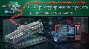 Структурирование проекта при помощи установов в Power Mill 2026