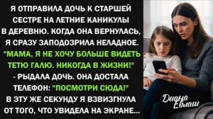 Мама, я не хочу больше видеть тетю Галю. Никогда в жизни! Она достала телефон Посмотри сюда!