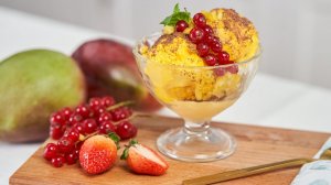Мороженое из манго