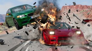 БЕЗУМНЫЕ аварии: - на высокой скорости #1 Автомобилей