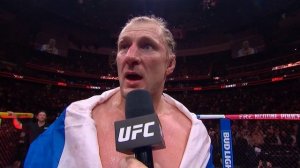 UFC 328: Александр Волков - Слова после боя