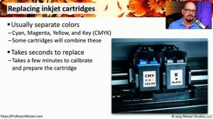 Inkjet Printer Maintenance - CompTIA A  220-1201 - 3.8