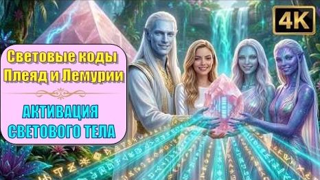 ГЛУБОКАЯ РЕГЕНЕРАЦИЯ: Световые коды Плеяд и Лемурии активируют ваше Световое Тело смотреть онлайн